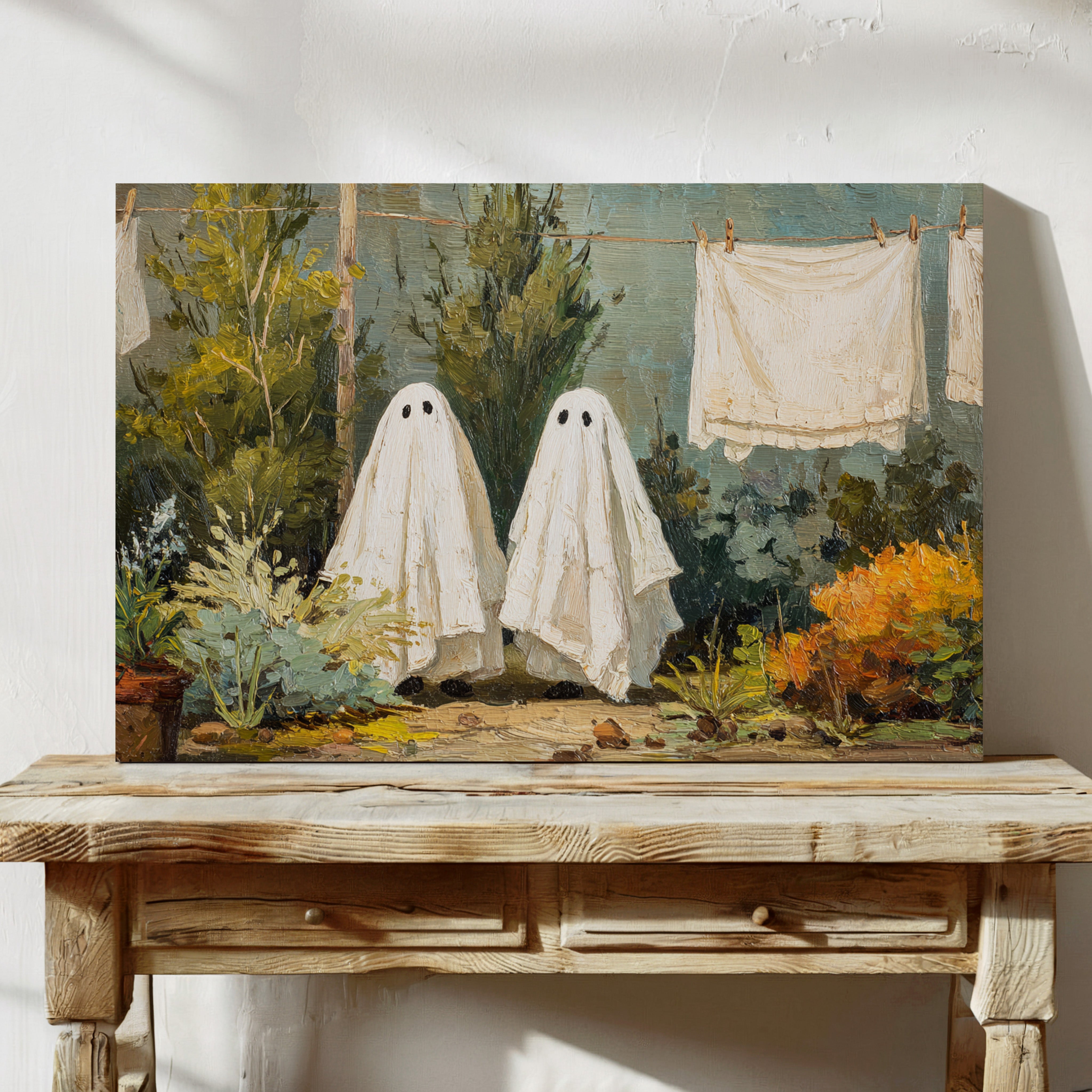 Two Specters in the Garden
