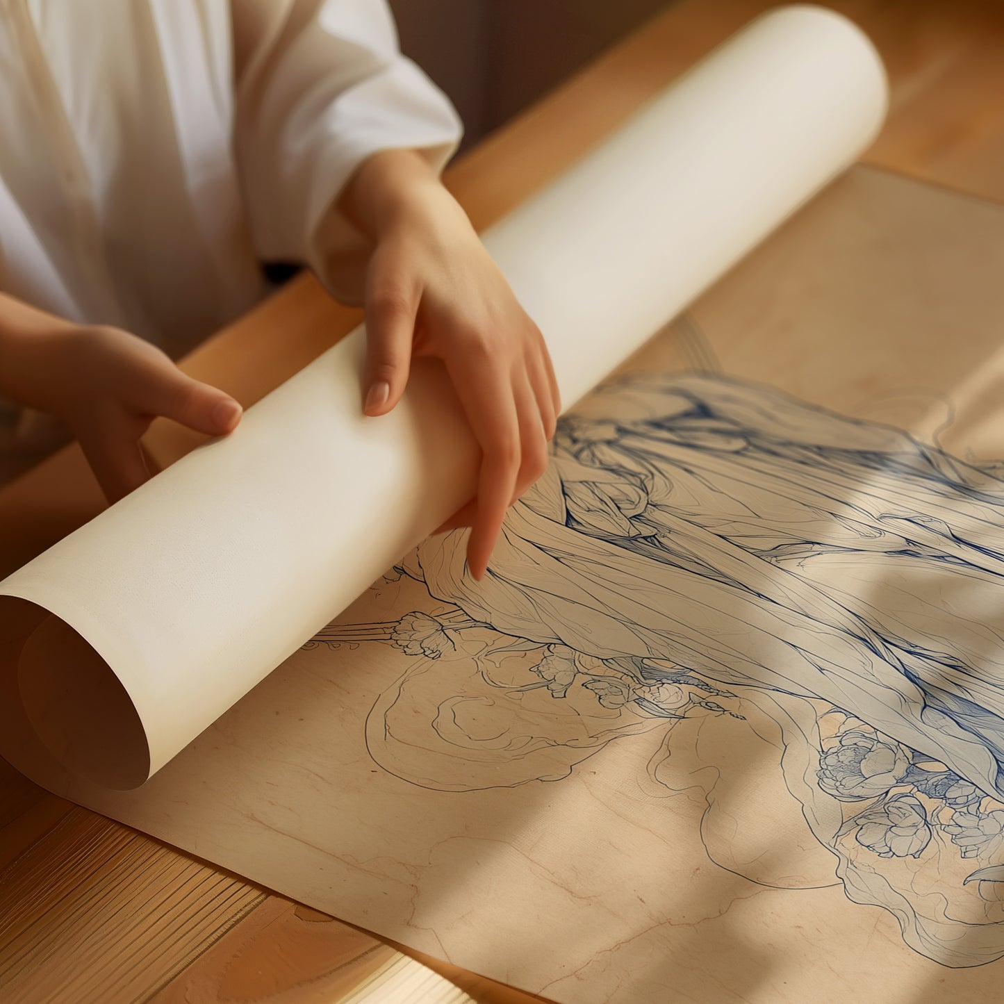 Devotion Blooms in Sacred Silence