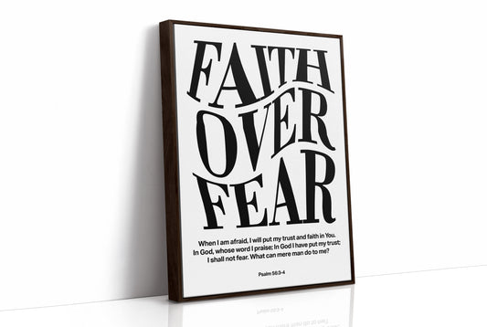 Typography Transcends Doubt Psalm 56:3-4