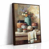 Pottery Gathers Wildflowers At Dawn