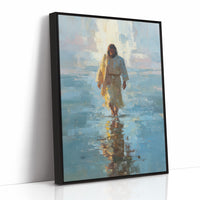 Solitary Path Through Azure Waters