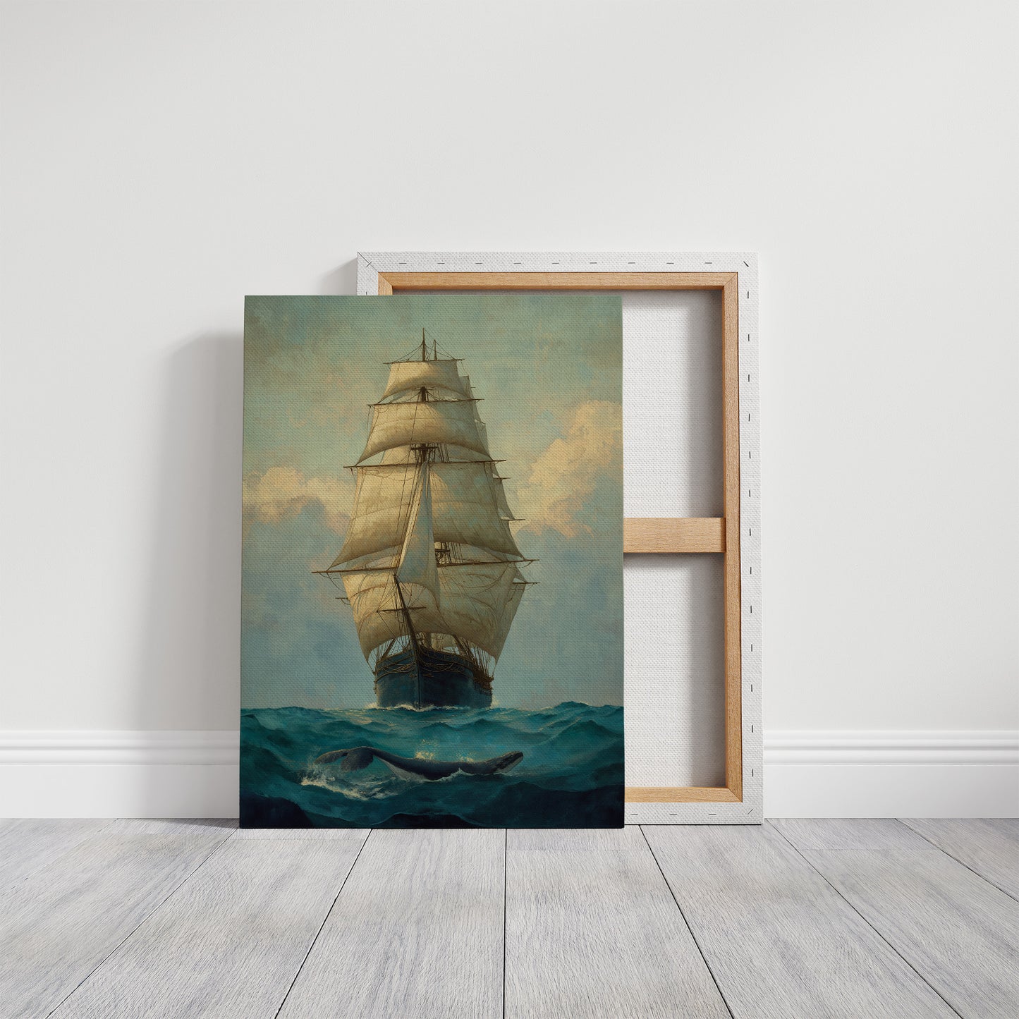 Tall Ship Meets Ocean Giant