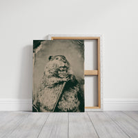 Groundhog Gentleman Tintype Portrait