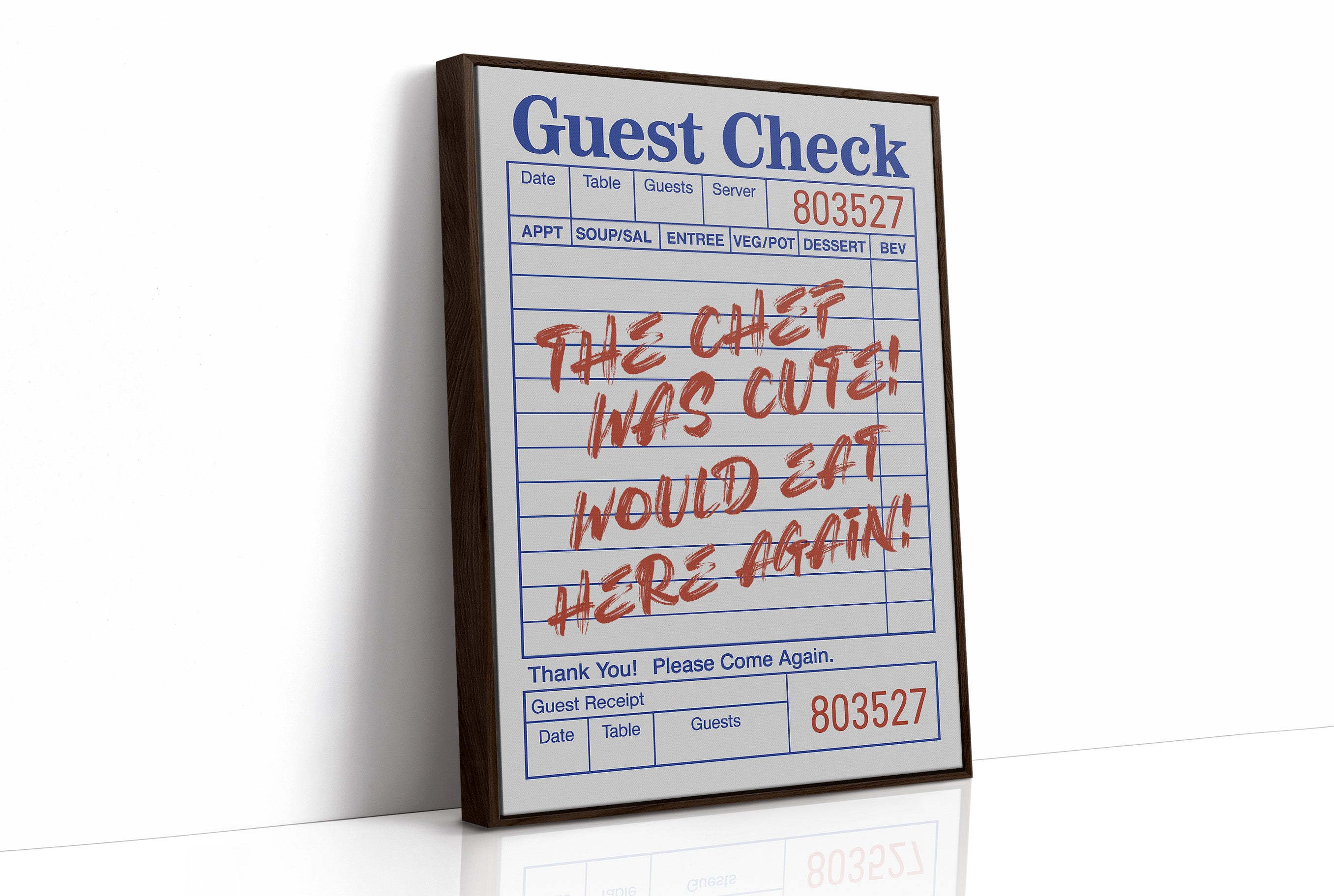 Culinary Confessions on Receipt Paper