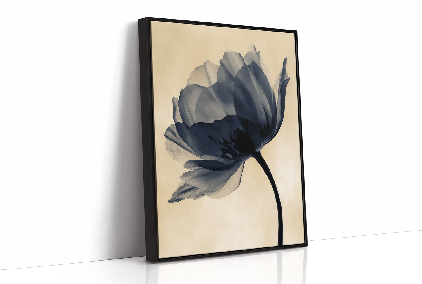 Midnight Bloom in Sepia Whispers