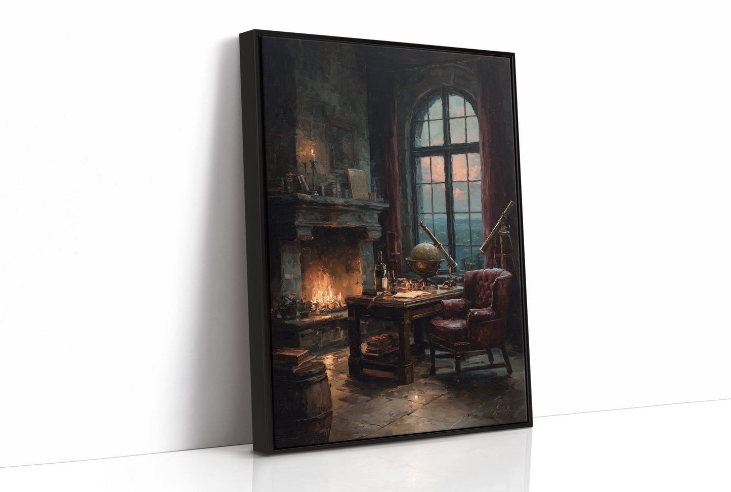 The Astronomer's Study at Dusk