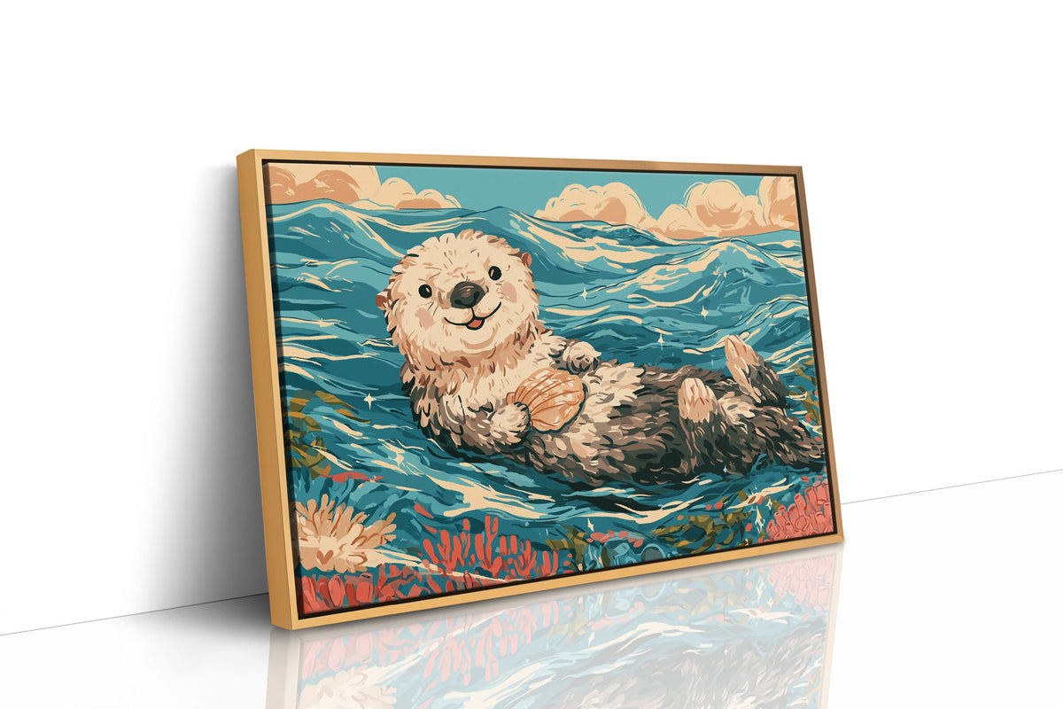 Floating Otter Shell Snack