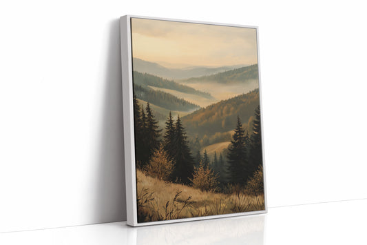 Golden Hues of Distant Valleys