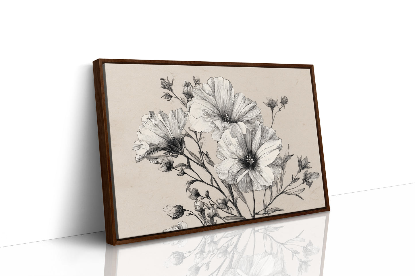 Cosmos Blooms In Graphite Grace