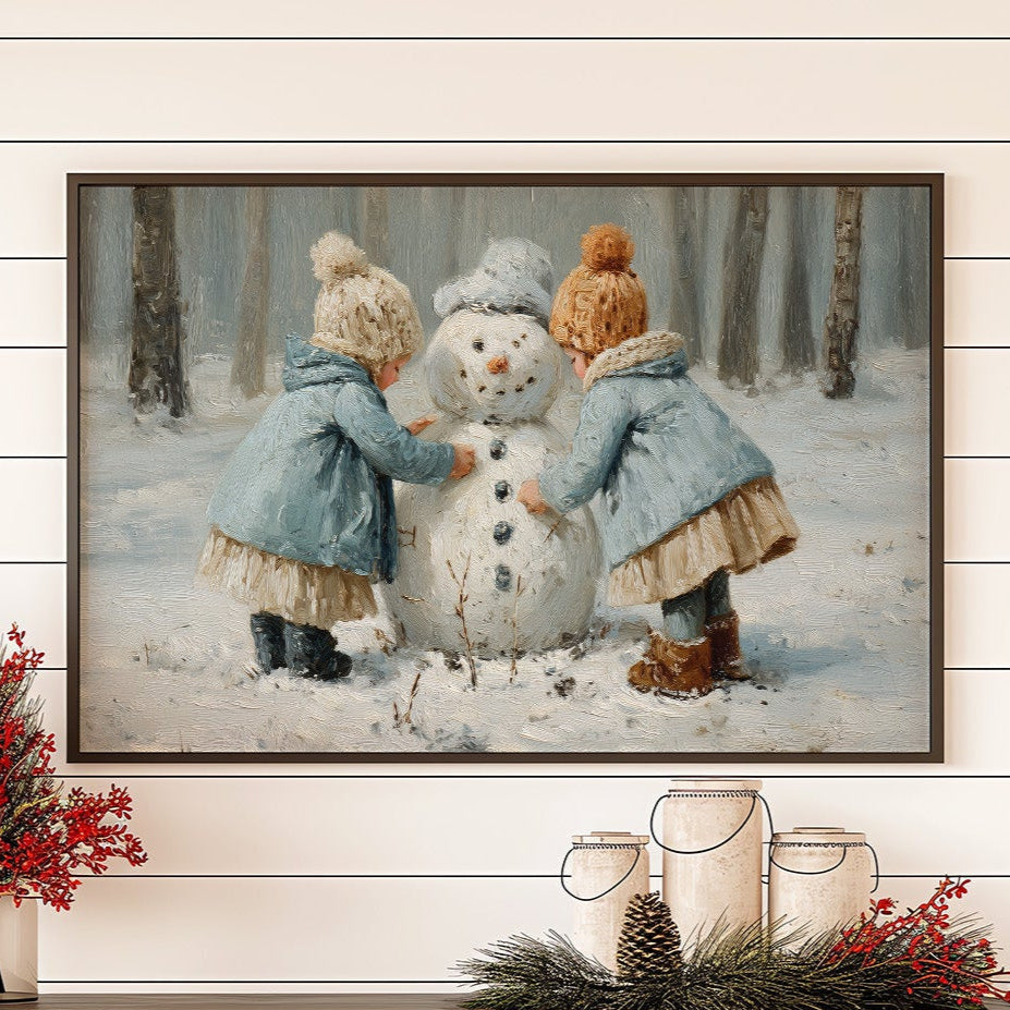 Winter Friends Share Secret Snow Tales