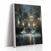 Glistening Steps Under Crystal Light