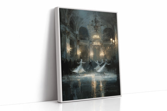 Glistening Steps Under Crystal Light