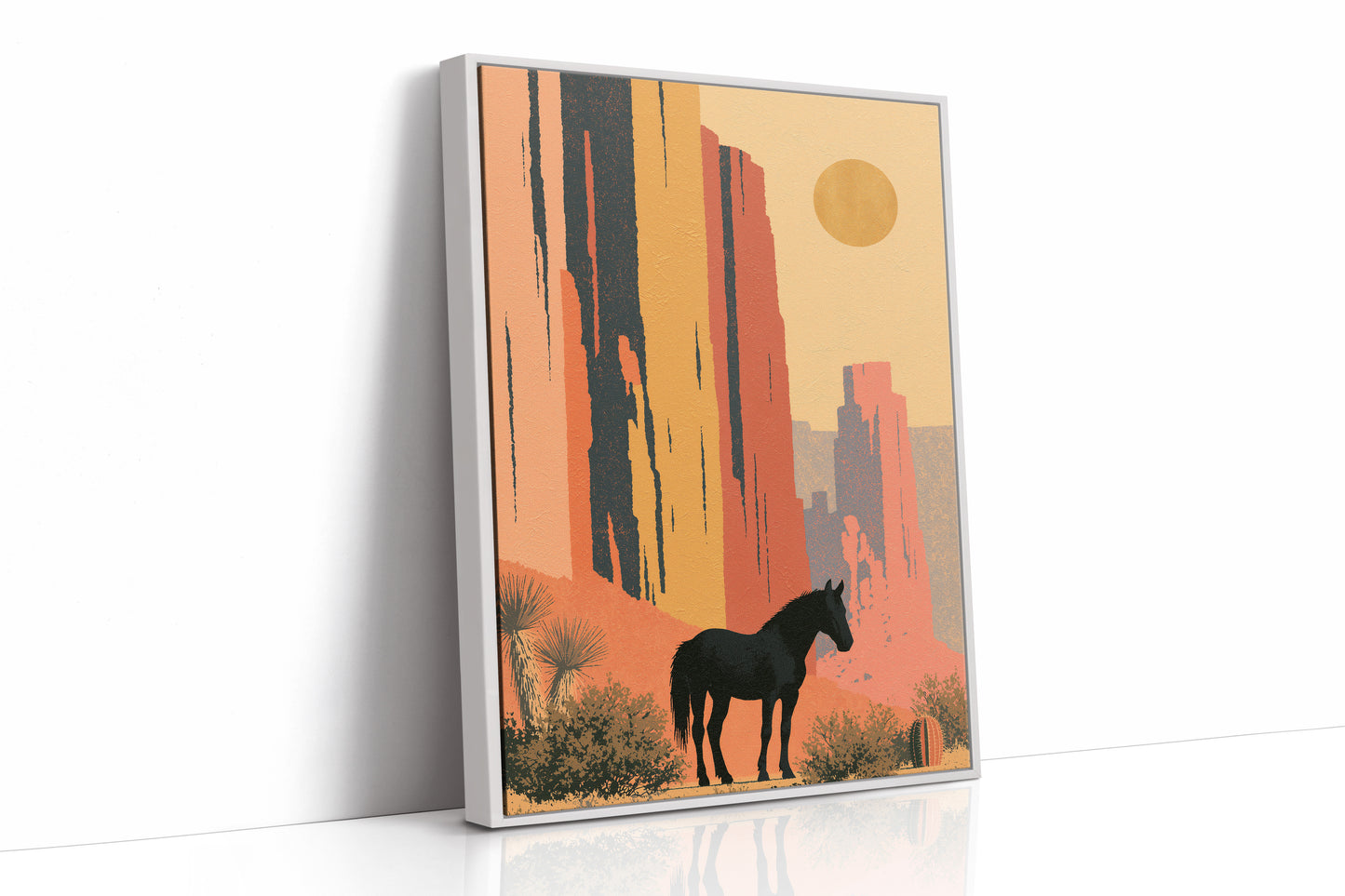 Lone Horse, Striped Mesa Standoff