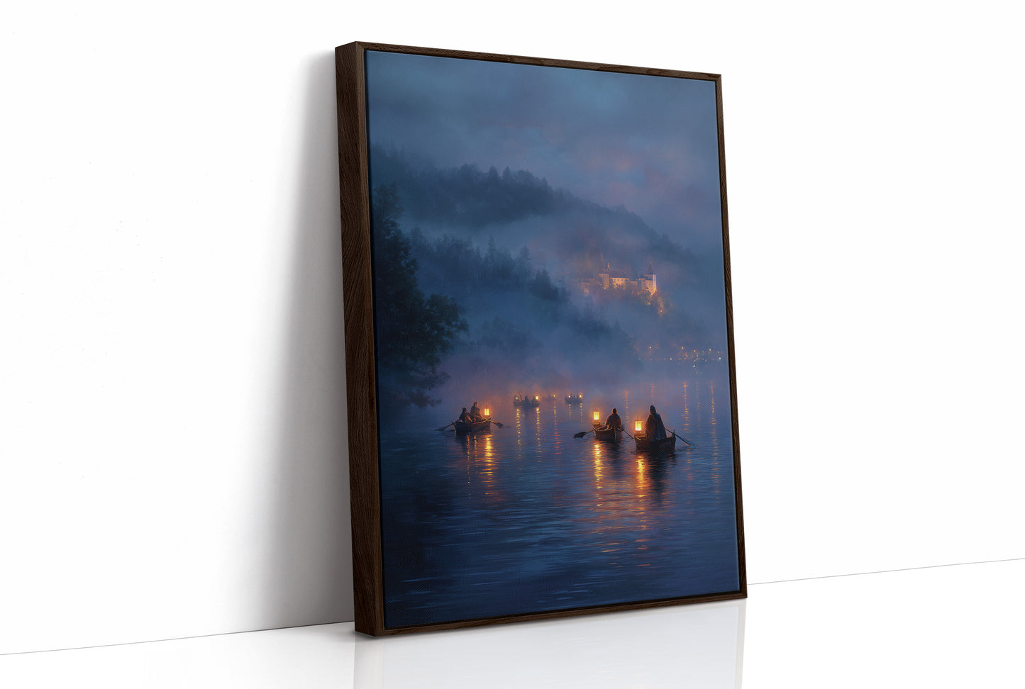 Lanterns Guide The Twilight Crossing