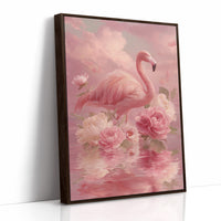Flamingo in a Sea of Pink