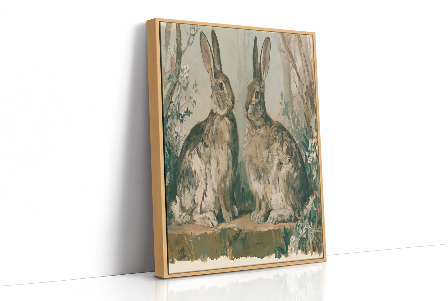 Two Hares, One Thicket