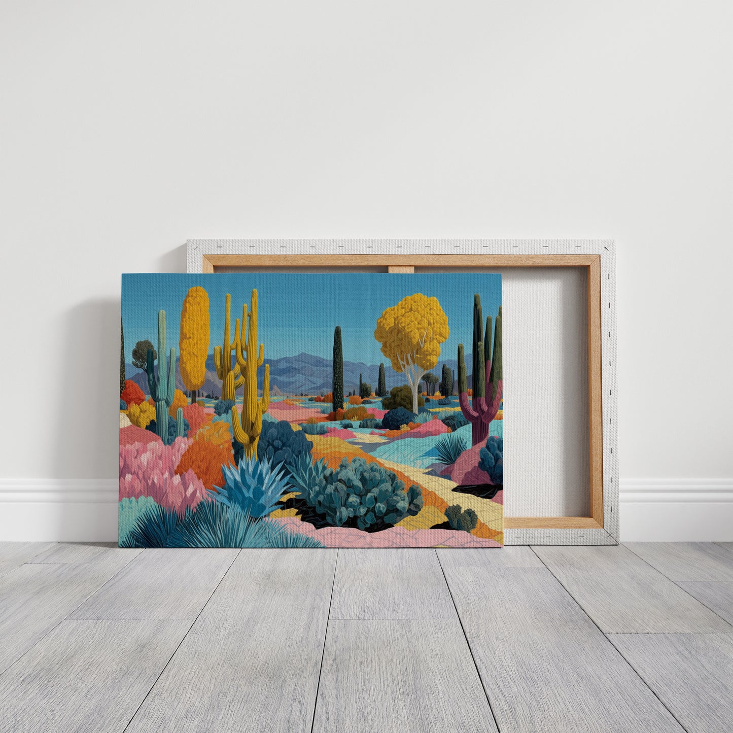 Saguaros Dance In Rainbow Valleys