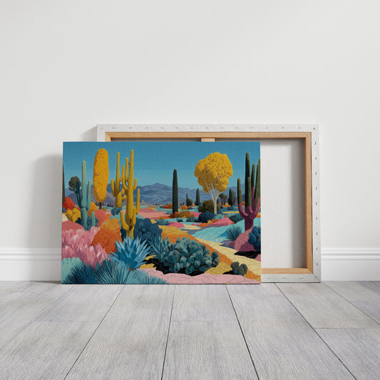 Saguaros Dance In Rainbow Valleys