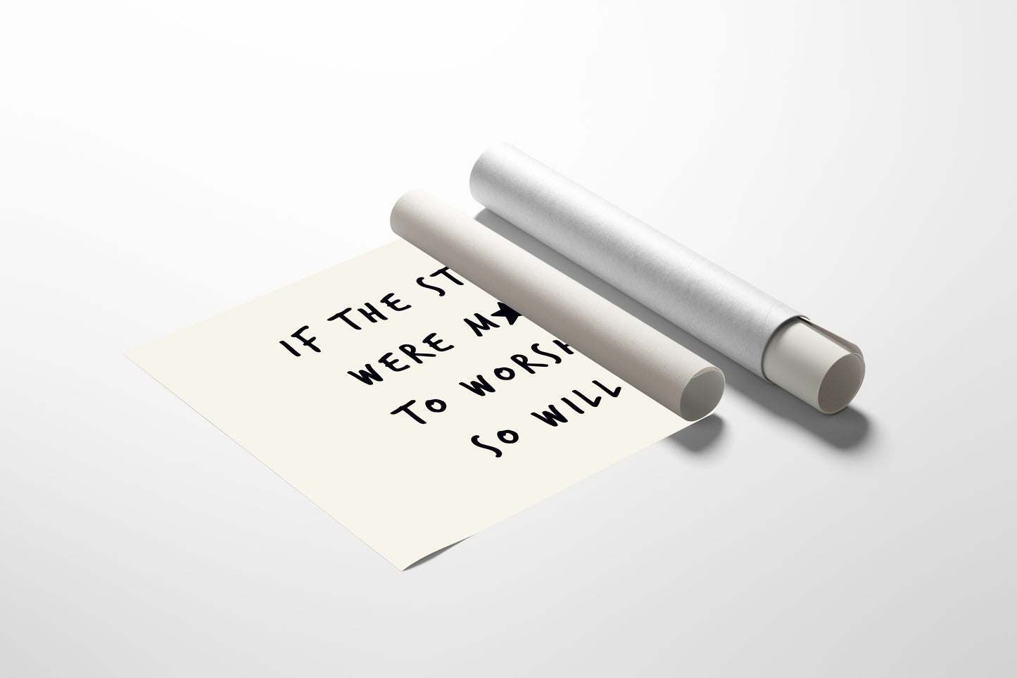 So Will I Worship Stars Print