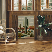 Saguaros Paint Their Desert Symphony