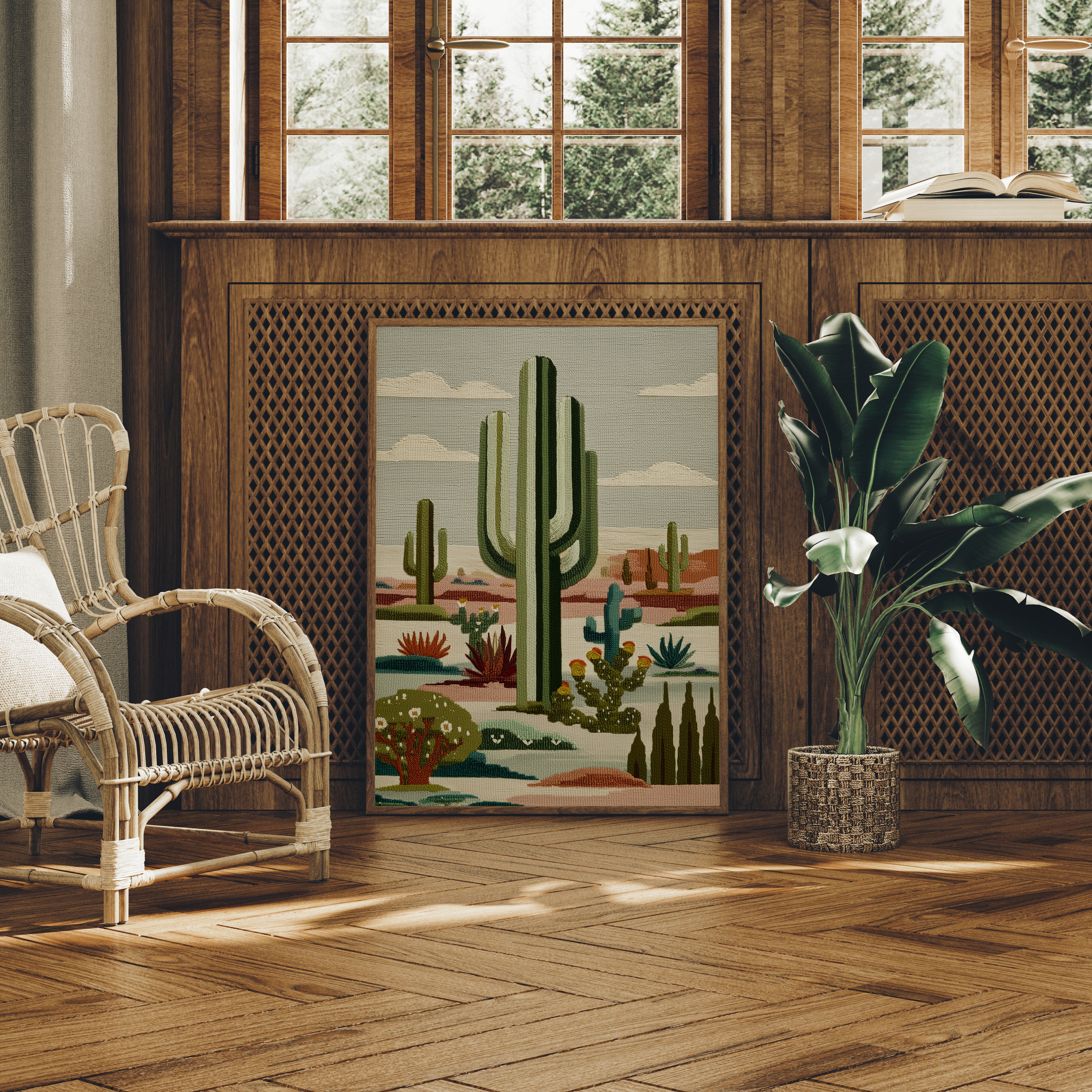 Saguaros Paint Their Desert Symphony
