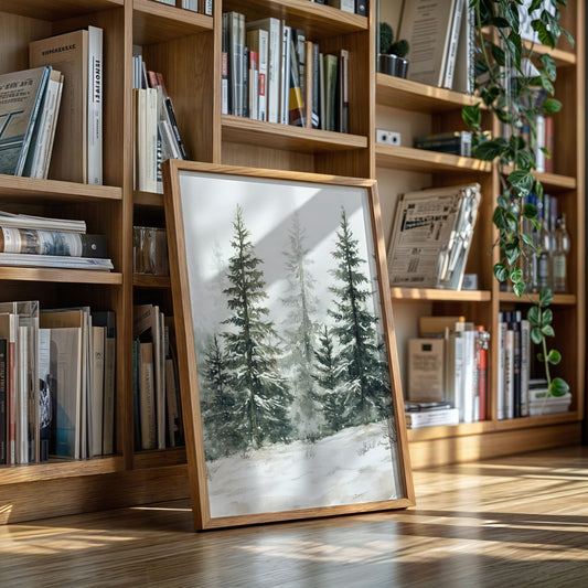 The Forest Breathes in White