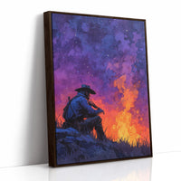 Cowboy's Fireside Serenade