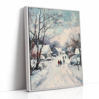 Footsteps Through Winter's Embrace