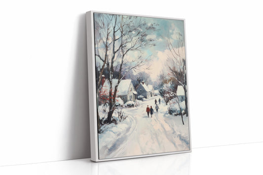 Footsteps Through Winter's Embrace