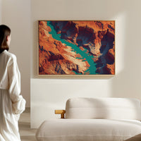 Turquoise Rivers Carve Ancient Stone