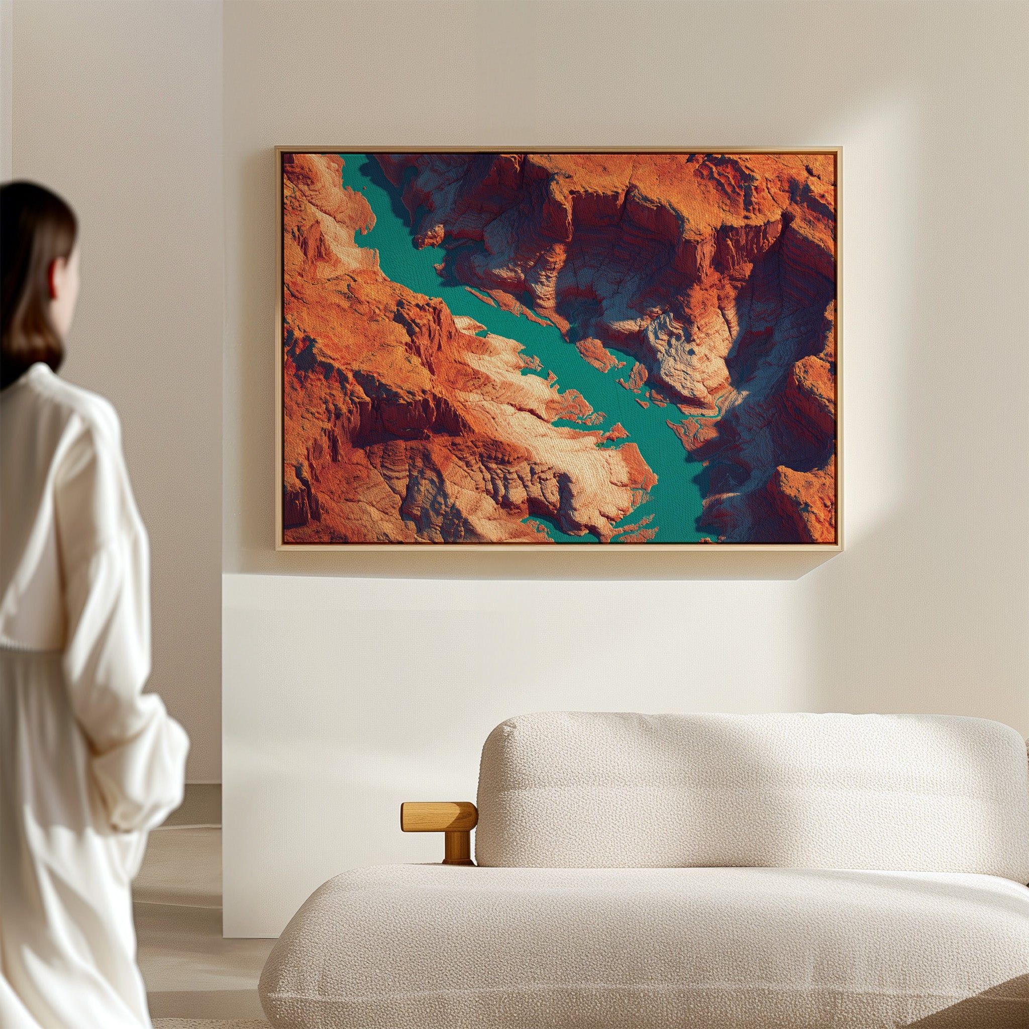 Turquoise Rivers Carve Ancient Stone
