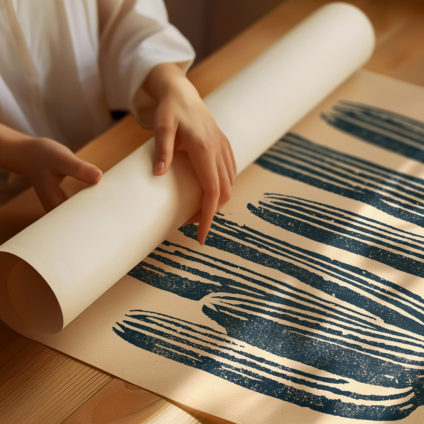 Saguaro Block Print