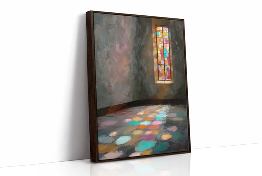Stained Light Paints Sacred Floors