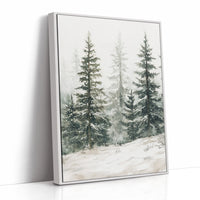 The Forest Breathes in White