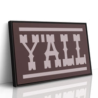 Y'all Western Type Print