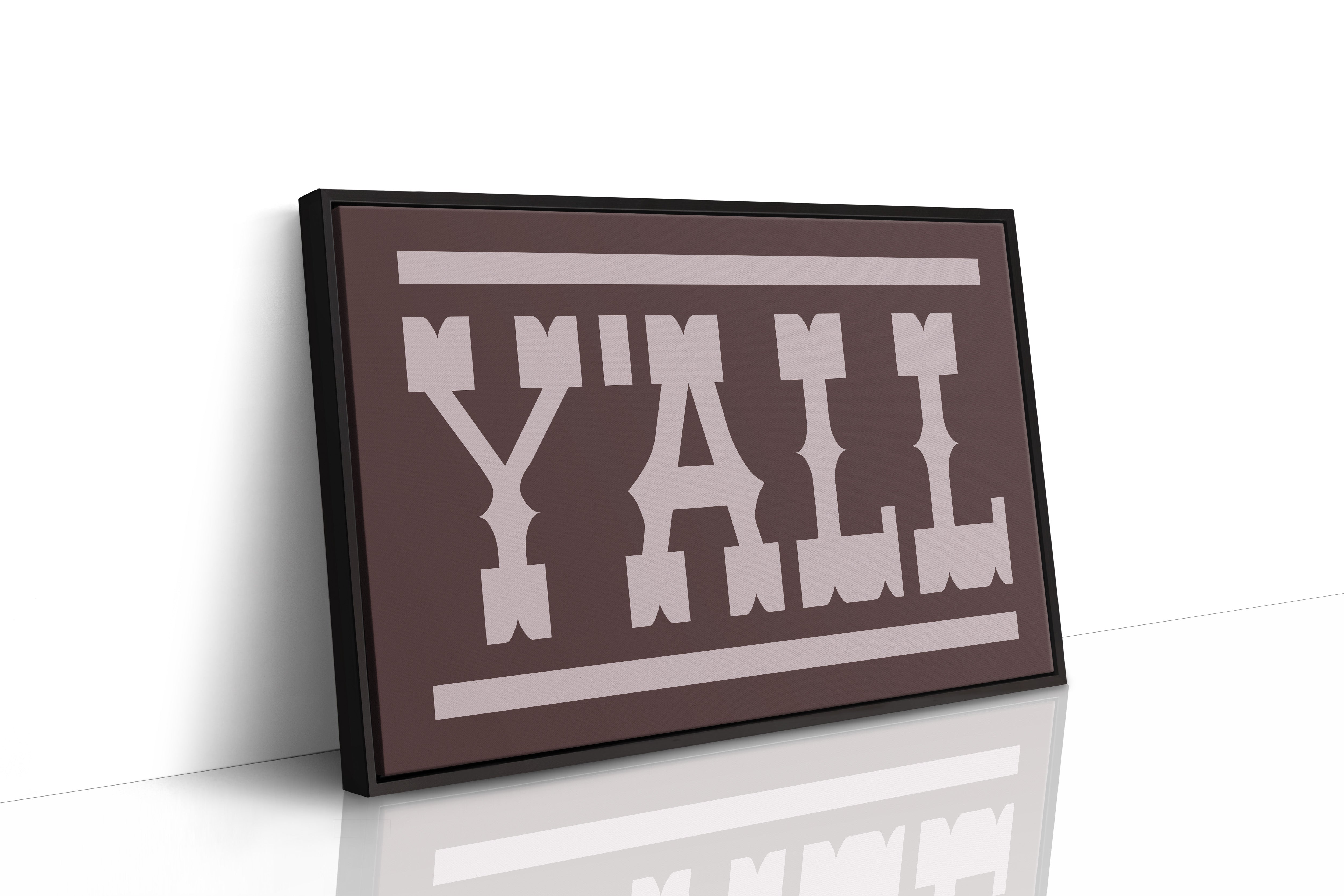 Y'all Western Type Print