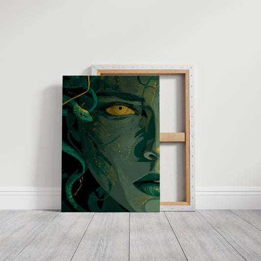 Serpent Queen With Golden Gaze