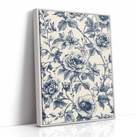 Petals' Secrets in Indigo Light
