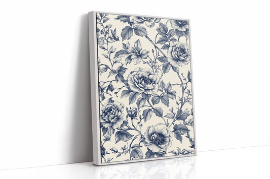 Petals' Secrets in Indigo Light