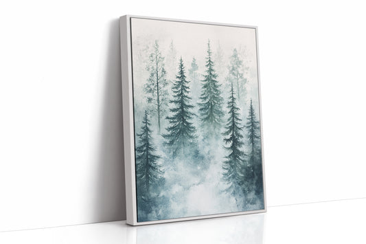 Veil of Mist Among Pines