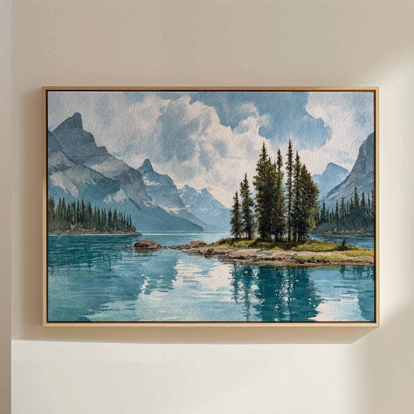 Alpine Waters Mirror Mountain Dreams