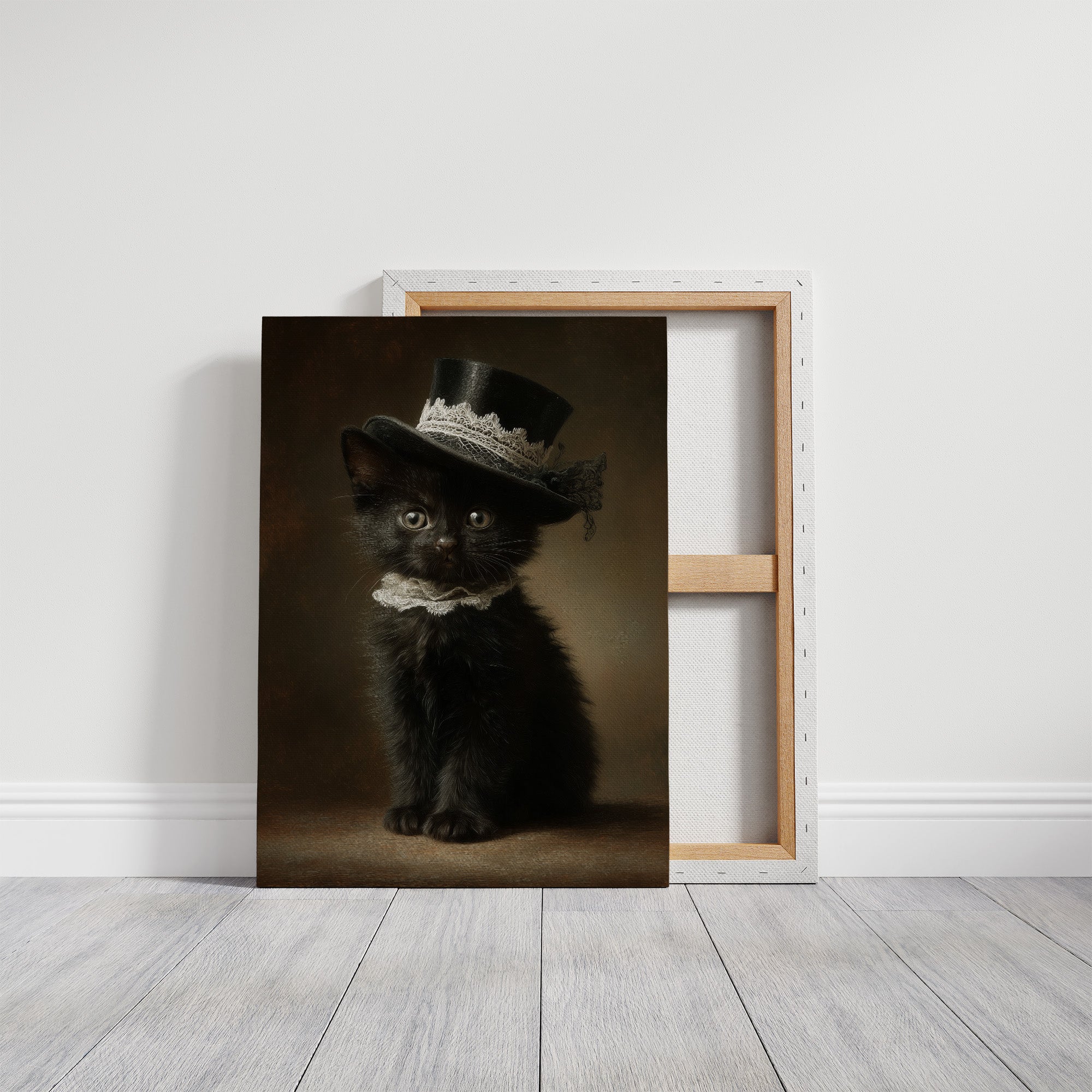 Victorian Feline In Top Hat