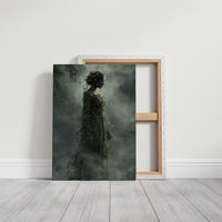 Moss Maiden In Twilight Fog