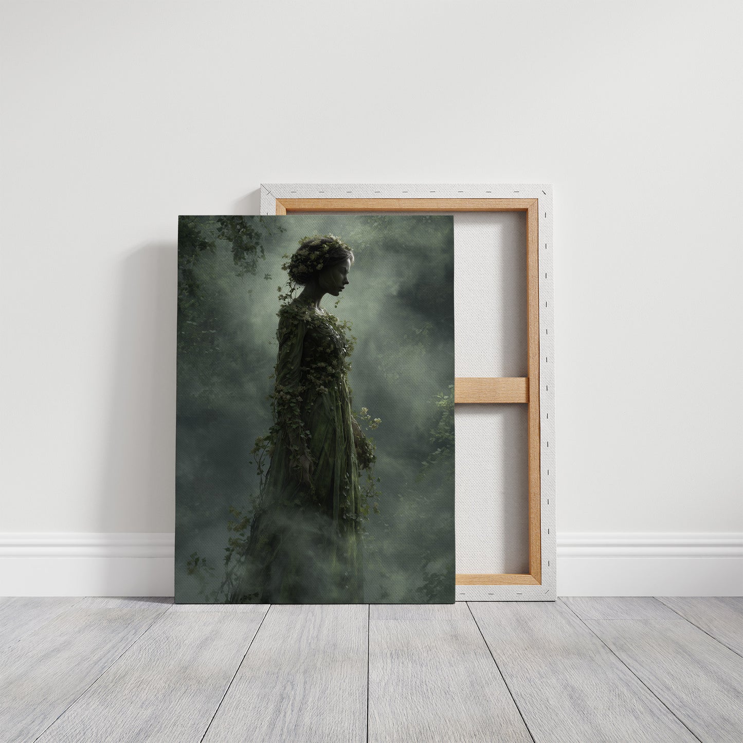 Moss Maiden In Twilight Fog
