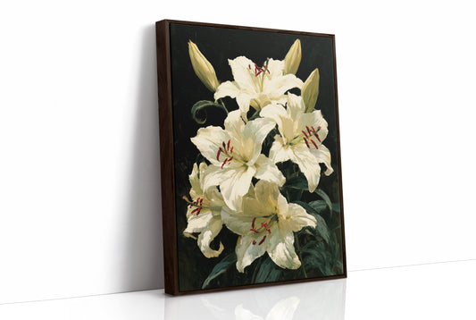 Crimson-Kissed Lilies
