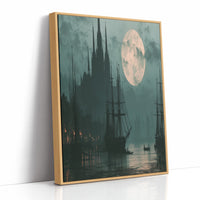 Moon Over the Old Harbor