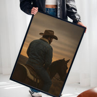 Cowboy at Dusk