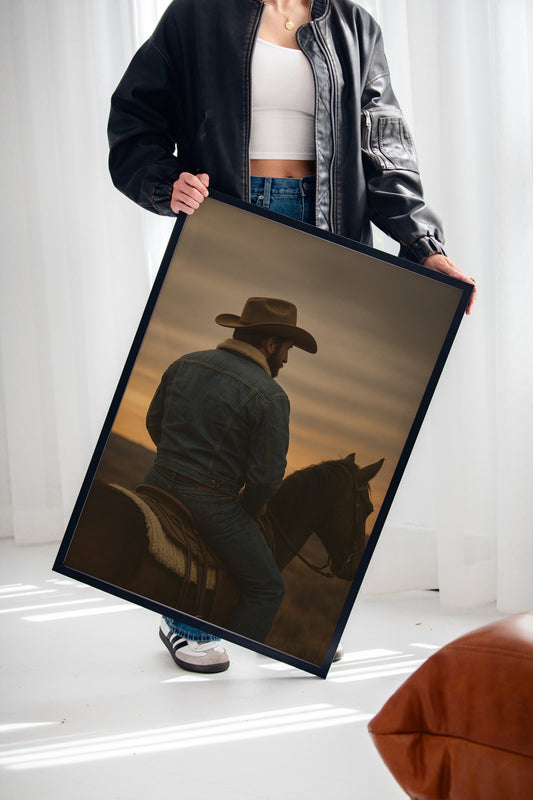Cowboy at Dusk