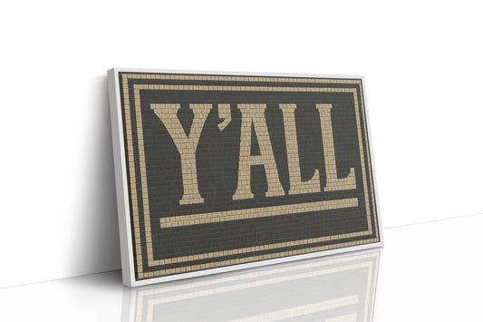 Y’ALL Mosaic Wall Art