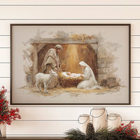 Sacred Light Illuminates Winter's Night